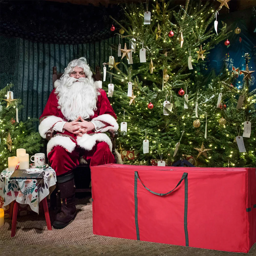 

Oxford Cloth Christmas Tree Storage Bag Heavy Duty Storage Container Xmas Holiday Extra Large Storage Bag Holiday Tree Storage
