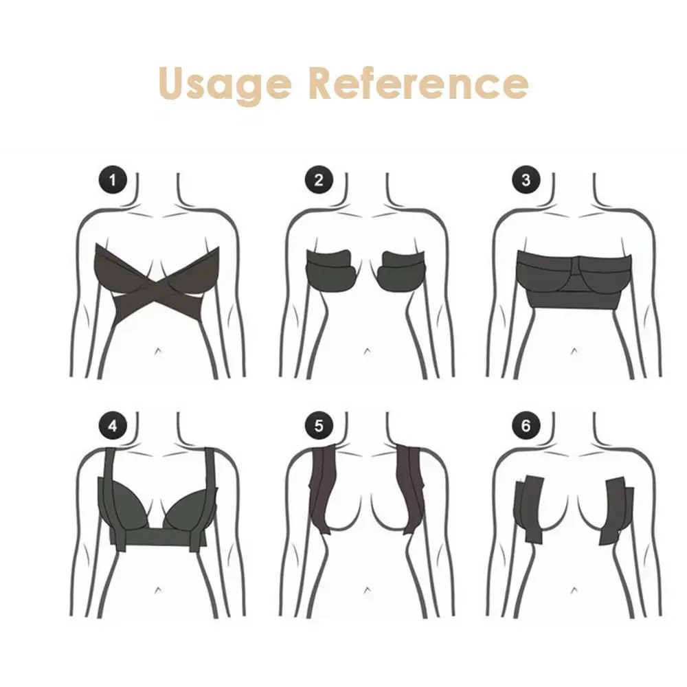 Красивый бюстгальтер без бретелек клейкая лента для подтяжки груди Невидимый