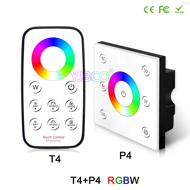 DC12V 24V Bincolor RF беспроводной пульт дистанционного управления T1/T2/T3/T4 dimming/CCT/RGB/RGBW