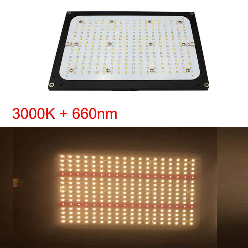 3000K 660 Супер яркий 301B 3000 K/4000 K+ 660nm QB288 120w PCB DIY части led 288 шт Квантовая доска - Цвет: 3000K 660