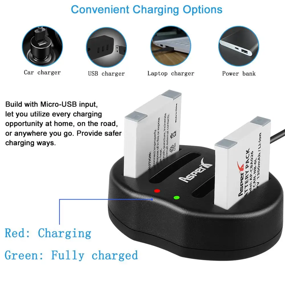 2 шт 1300mAh NB 6L NB6L батареи камеры + двойной USB зарядное устройство для Canon IXUS 310 SX275 SX280