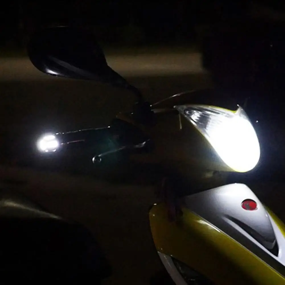 1 pcs Motorcycle Handlebar End LED Turn Signal Light Moto Handle Bar Grip Plug Side Marker Lamp clignotant moto lightings |