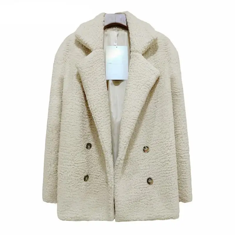 

Teddy Coat Women Faux Fur Coats Long Sleeve Fluffy Fur Jackets Winter Warm Female Jacket Women Winter Coats 2020 Plus Size 5xl