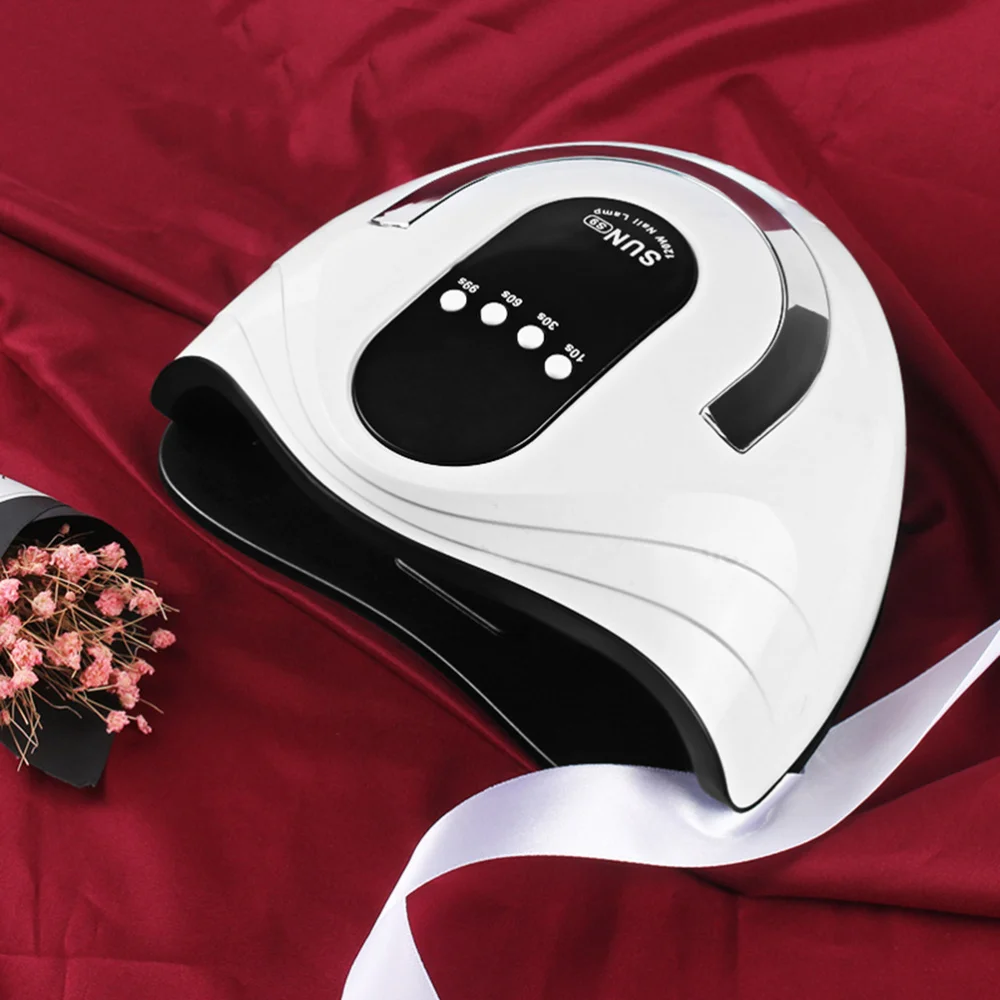 

1Pc 120W Plug UV Nail Enamel Dryer Manicure Lamp UV Lamp for Nail Beauty Salon (White)