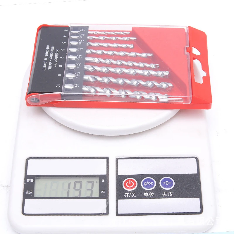 

8pPcs/Set 5Pcs/Set For Brick Wall Concrete Architecture HSS Masonry Drill Bit 3-10mm Twist Drilling Power Tools Kit