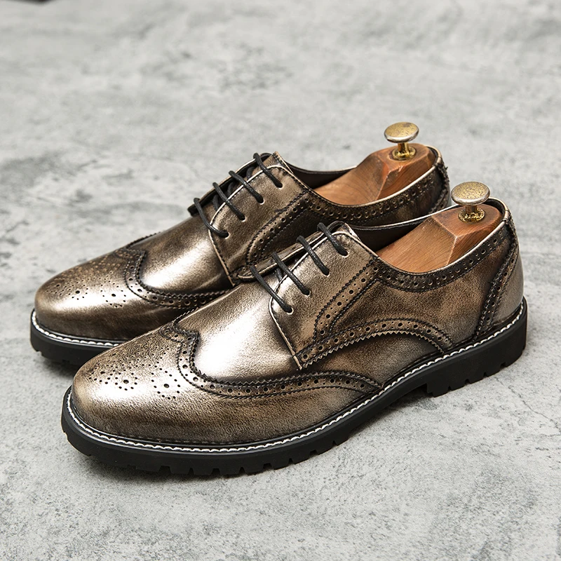 

2020 New Brand Men Golf Shoes Genuine Leather Golf Sport Training Sneakers for Men