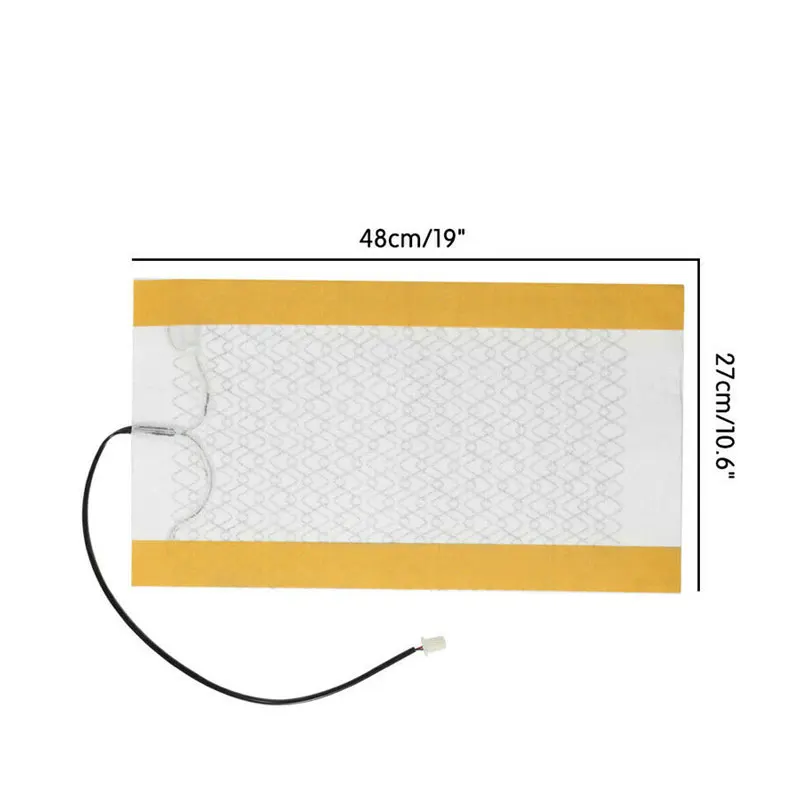 

2Pcs DC 12V Carbon Fiber Heated Seat Cushion Seat Heater Pad For 1 Seat Universal