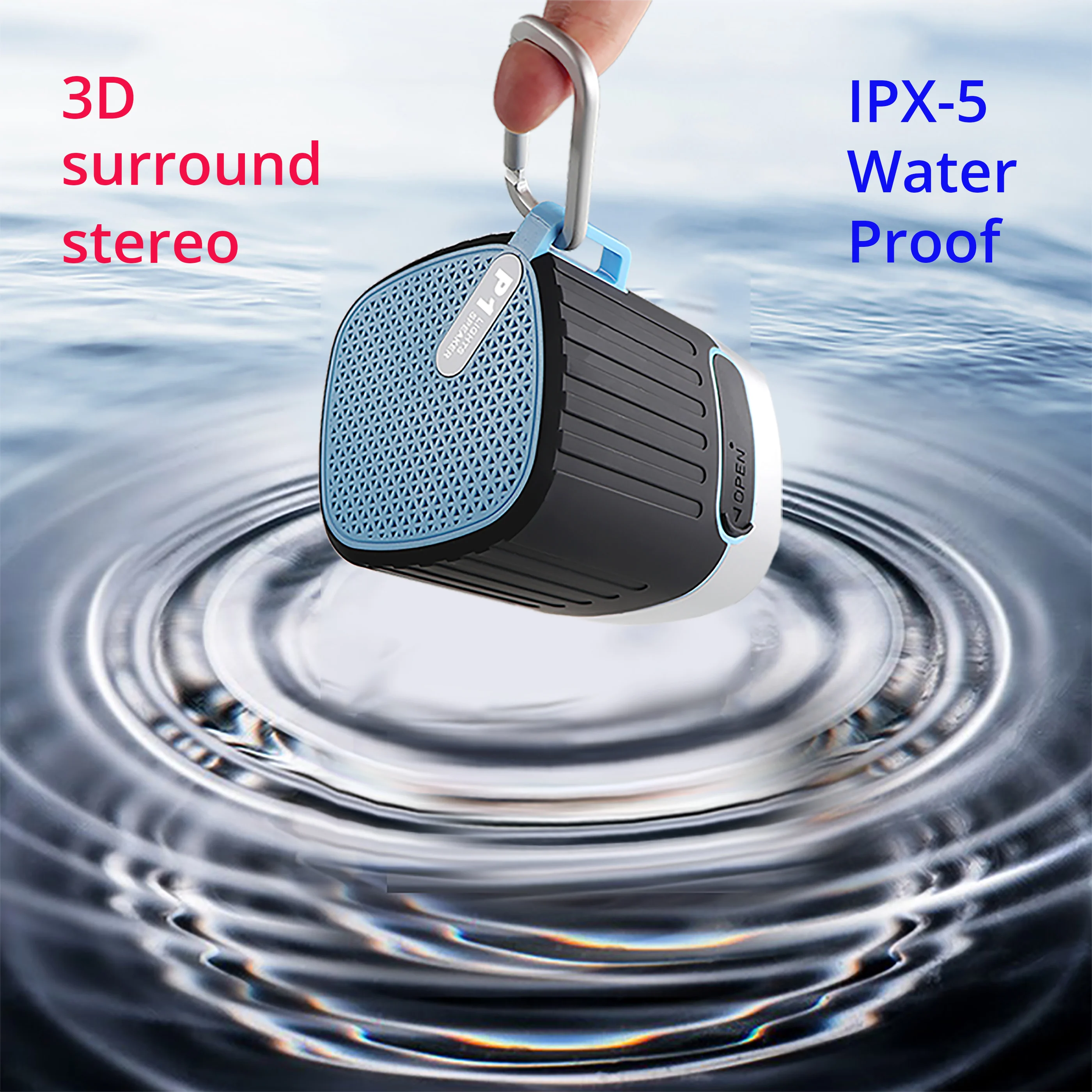 Bluetooth Колонка Водонепроницаемая портативная беспроводная 5 Вт|Портативные