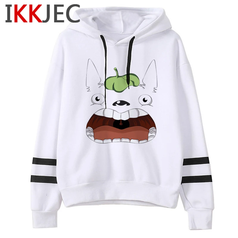 Totoro Studio Ghibli Harajuku Kawaii толстовки женские Ullzang Хаяо Миядзаки Забавный мультфильм толстовка 90s Графический милый с капюшоном Женский - Цвет: 2635