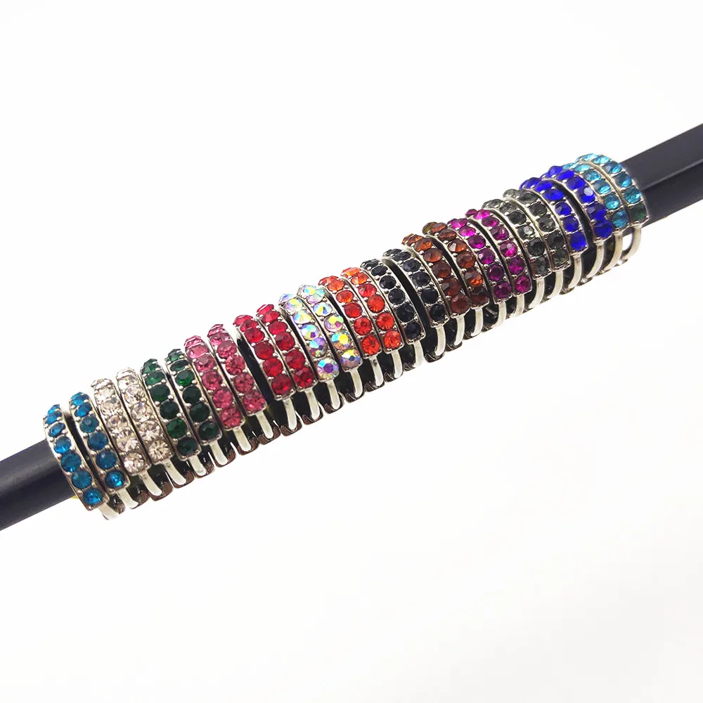 Круглые серьги кольца с кристаллами красочные аксессуары Стразы маленькие для