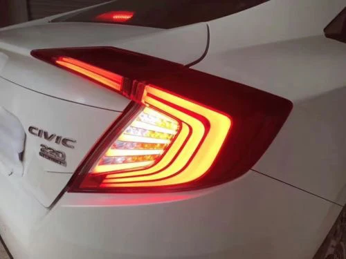 Type one 4pcs Red Vland светодиодные задние лампы для Honda Civic светодиодные задние фонари крест задний багажник крышка лампы drl+ сигнала+ Тормозная+ обратный - Цвет: Type one 4pcs Red