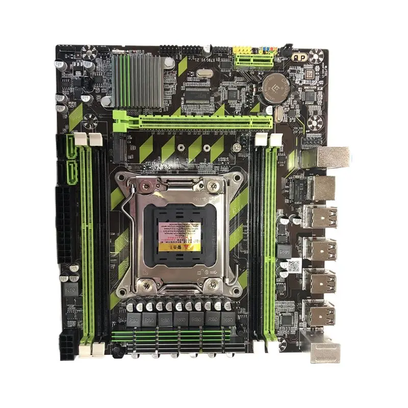 Материнская плата X79G Turbo LGA2011 материнская E5 2689 CPU 4x8G DDR3 ОЗУ PCI E NVME M.2 SSD память для In