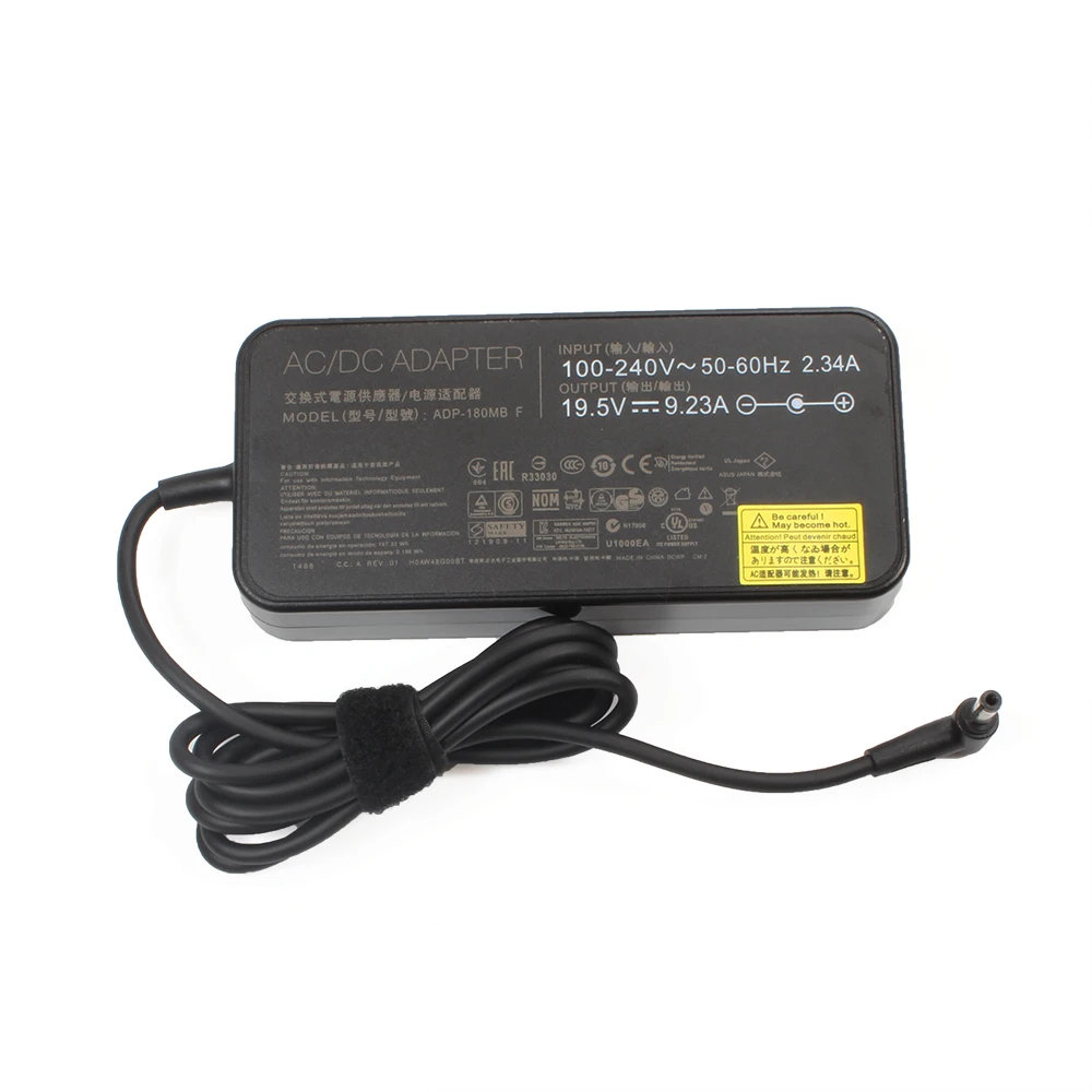 19 5 V 9.23A 180 Вт 5*2 мм AC Мощность Зарядное устройство ADP-180MB F для Asus ROG G75VW GL502VT G750JMN FX60V