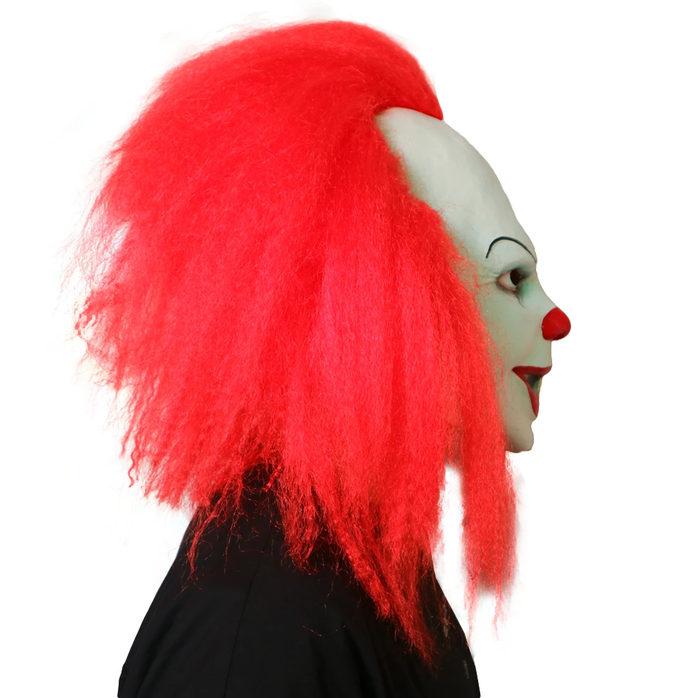 Фильм Стивен Кинг это Косплей Ужасы костюмы на Хэллоуин Pennywise Джокер рисунок на заказ карнавальный дом с привидениями маска клоуна