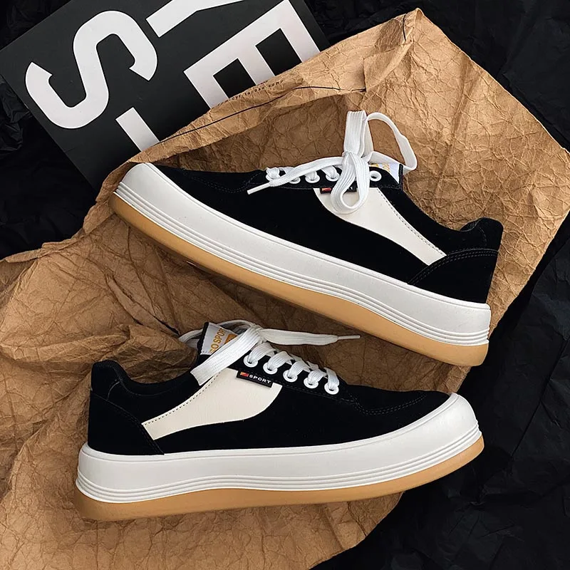 

Кроссовки мужские на платформе, Вулканизированная подошва, удобная повседневная Уличная обувь для ходьбы