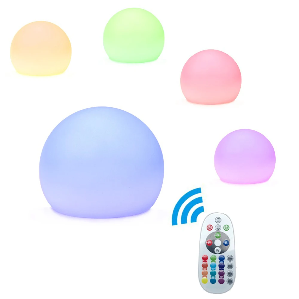 Светодиодный садовый шар с дистанционным управлением уличный газонный