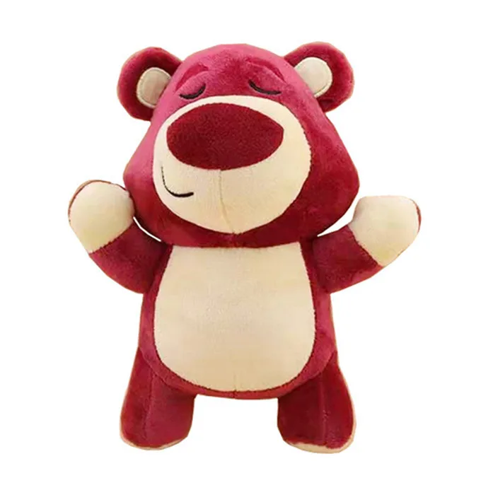 Lotso Bear Cuddleez лежа Спящая Marie Cat Медведь Lotso слон Ститч плюшевые игрушки милые мягкие животные детские игрушки для детей - Цвет: Lotso Bear
