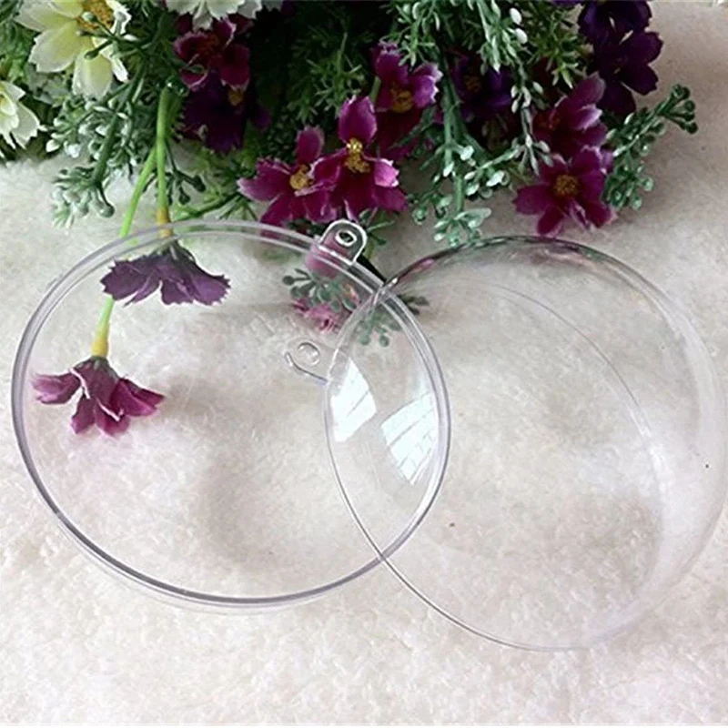 

Transparent Decoration Balls, 24 Transparent Christmas Decoration Balls, Christmas Decoration Tree Balls (6cm)