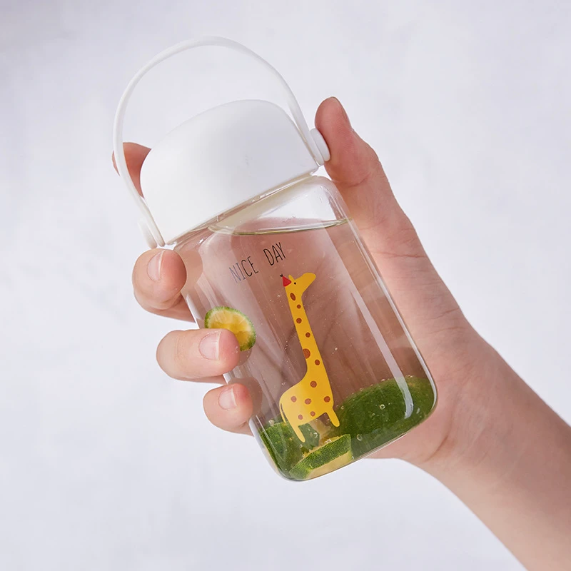

Girl Cartoon Student Portable Water Cup Fresh Exceed Adorable Minimalism Originality Trend Cup Leak Prevention Warm Hand