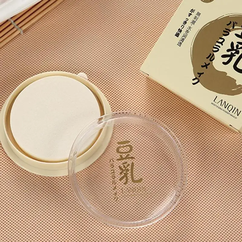 

Natural Moisturizing Loose Powder Whitening Face Skin Foundation Makeup Soy Milk Lasting Control Oil Concealer