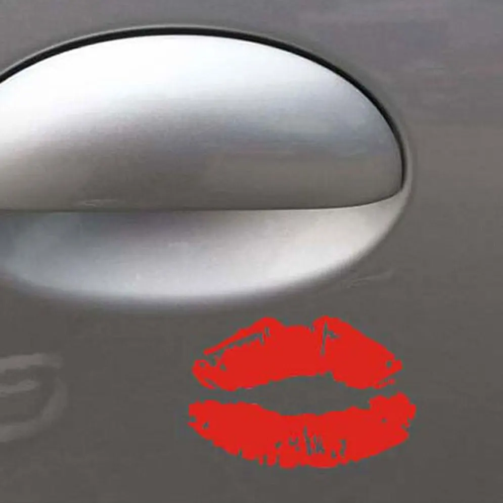 

Off-road car stickers Reflective personality fashion sexy lip print red lip car stickers Personality free car stickers
