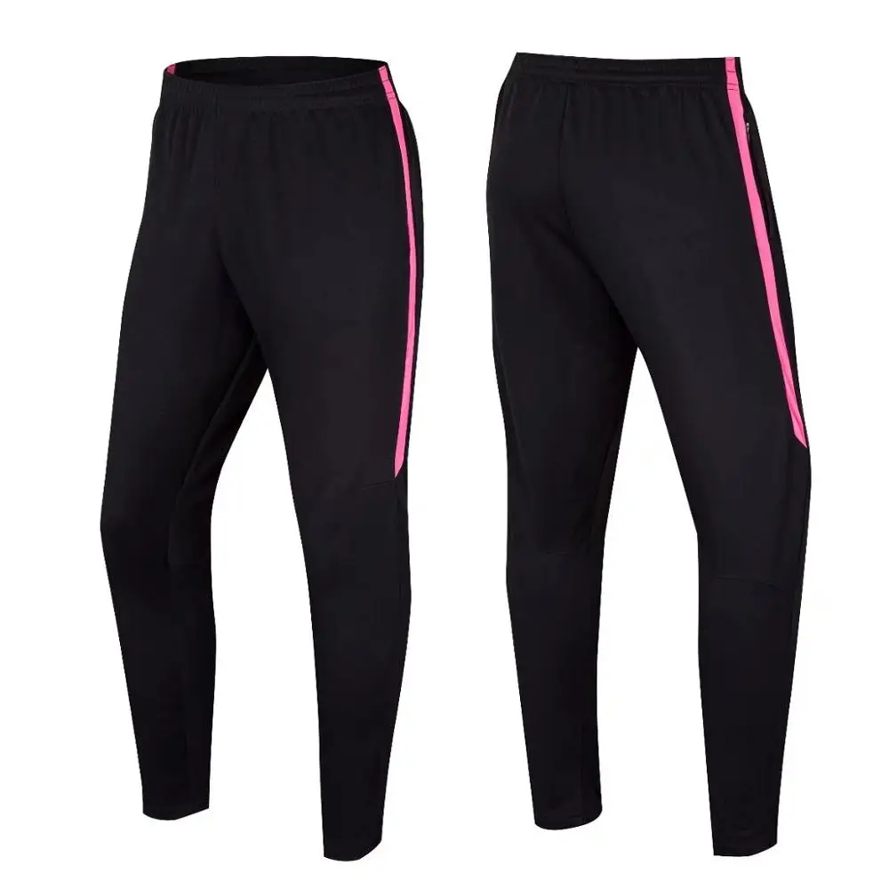 

Men Kids Sports jogging tight Running Pants zipper Pockets Athletic Soccer Football sport Pants jogging Gym Skinny Trousers