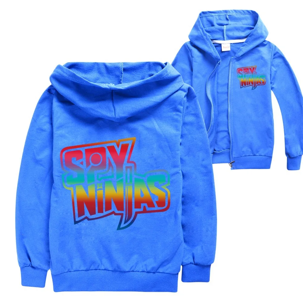 Детская хлопковая куртка-ниндзя с капюшоном