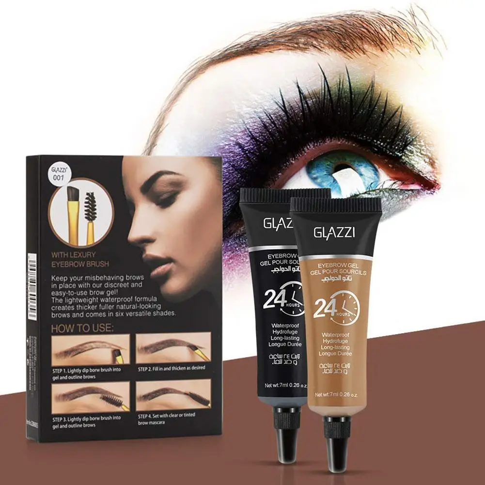 Жидкие карандаши для бровей натуральный легко носить коричневый Водостойкий