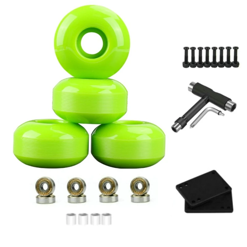 

100A Skateboard Longboard Wheels 52x32mm Wheel with Bearing for Longboard Skateboard Wearproof