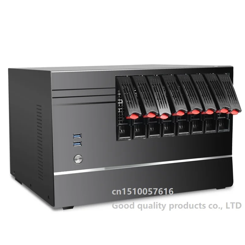 NAS чехол с поддержкой материнской платы MicroATX /ITX Полный восемь графических