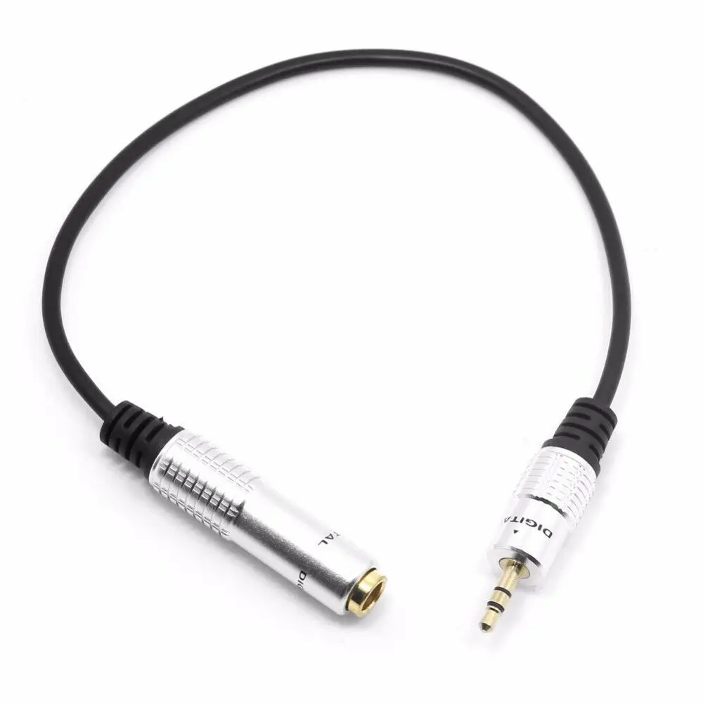 

Audio Aux 6.35mm 1/4" Female to 3.5mm 1/8" Male Stereo Headphone Cord Cable