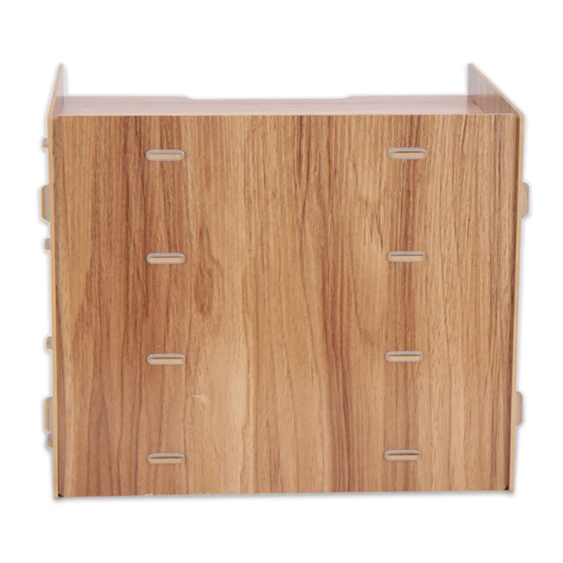 Деревянный Цветной офисный органайзер DIY шкаф для документов