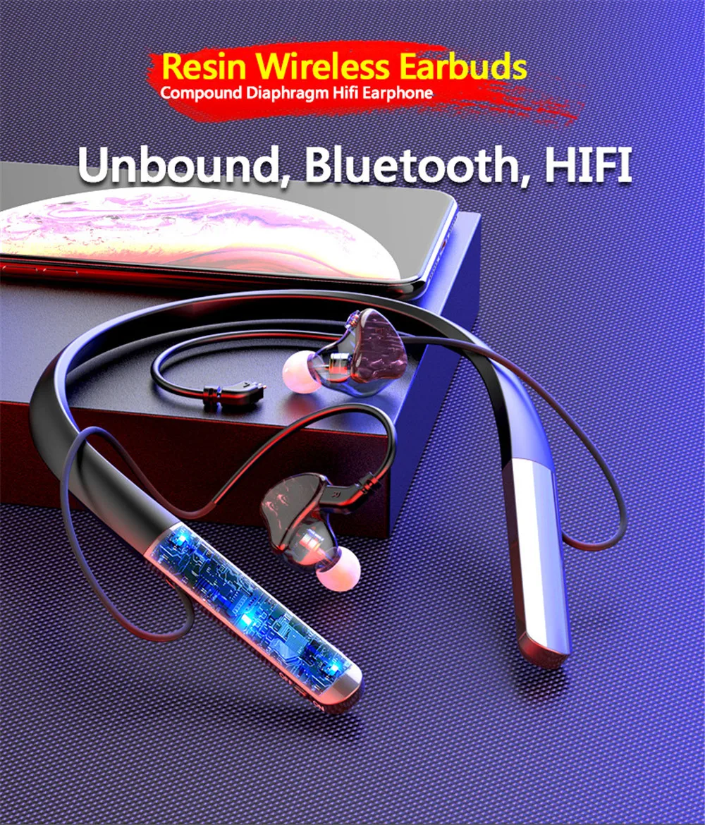 S6+ беспроводная гарнитура Bluetooth 5,0 Съемная 6D двойная динамическая гарнитура для более четких наушников Беспроводная Спортивная гарнитура