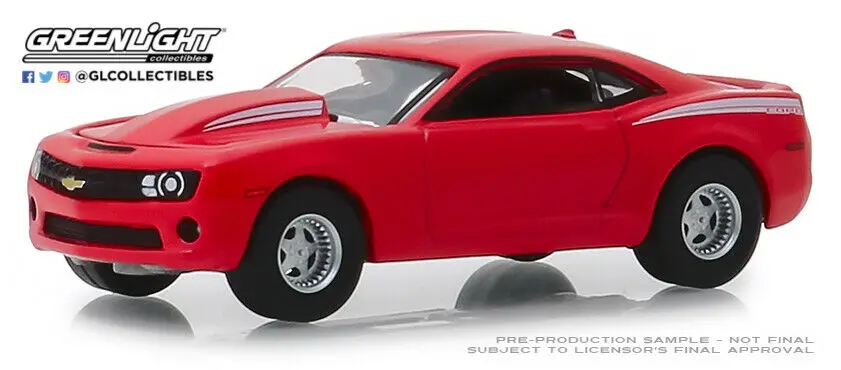 Игрушечный автомобиль GreenLight 1:64 2012 для Chevrolet COPO Camaro 50 го поколения игрушечный
