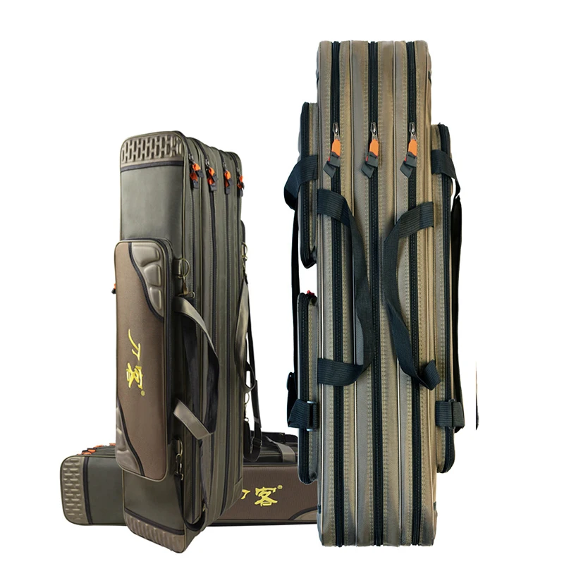 Сумка для удочки из ткани Оксфорд толщиной 120 см 1680D 2/3/4 слоя большая емкость