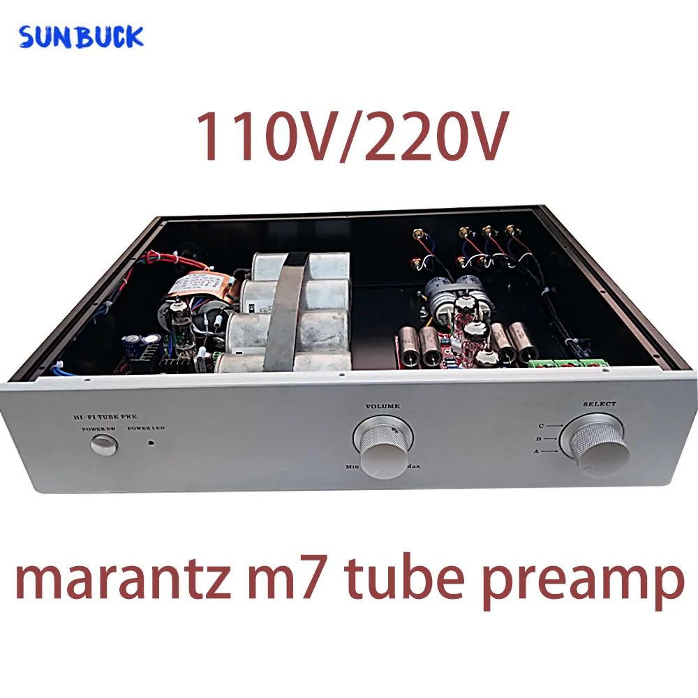

Sunbuck reference marantz 7 Tube Preamp 6x4 12AX7 12AU7 Tube Preamplifier HIFI Power Amplifier Audio