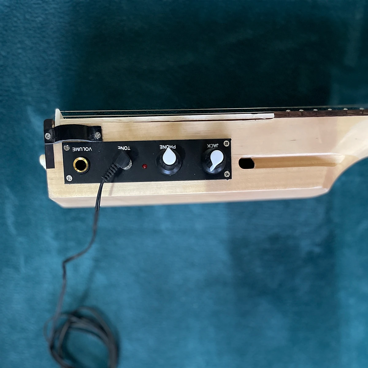 Портативная шпоновая гитара для тренировок на шею электрическая аккорд тренажер