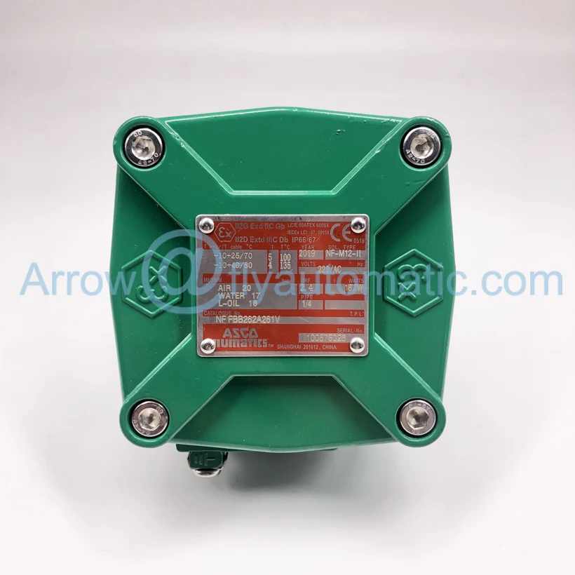 ASCO 262A261V NFFBB262A261V 1/4&quot Normally Open 2/2 way Direct Acting Solenoid Valve | Обустройство дома