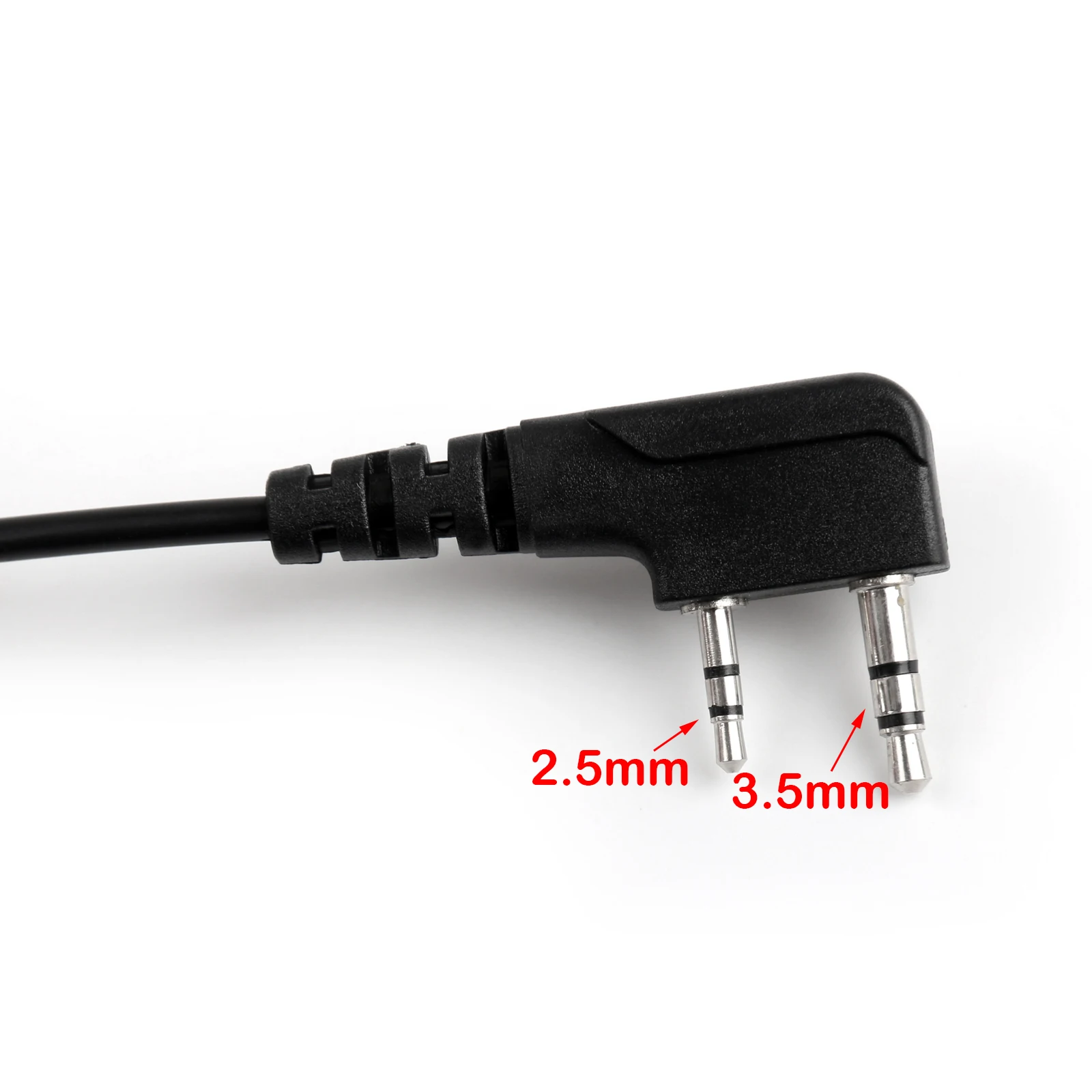 Artudatech 5 шт. одинарный наушник PTT за головкой для Kenwood TK3107 TK208 Baofeng Radio|Запчасти и