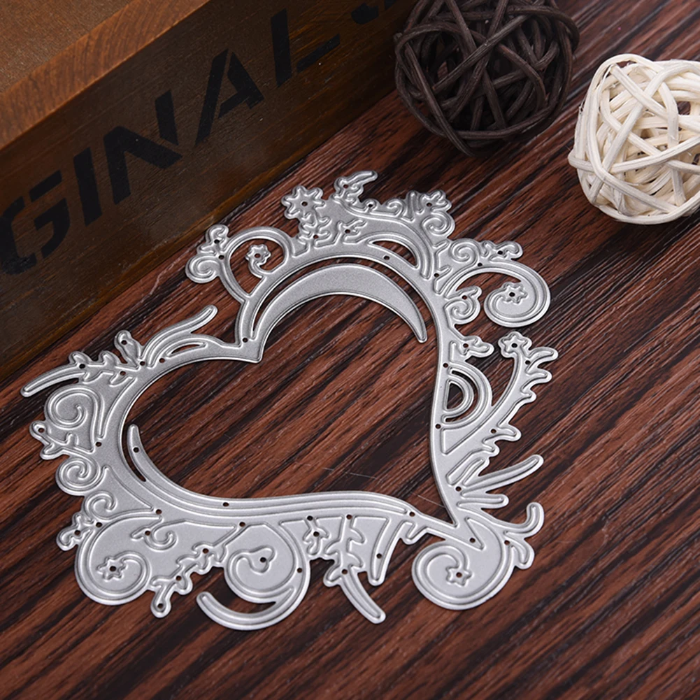 Из кружева в виде сердечка Diy нож из углеродистой стали под давлением тиснение