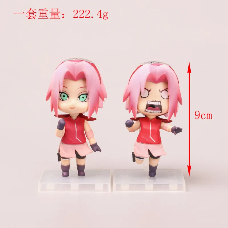 3 шт./компл. экшн-фигурки из аниме Наруто Haruno Sakura милые фигурки детские игрушки
