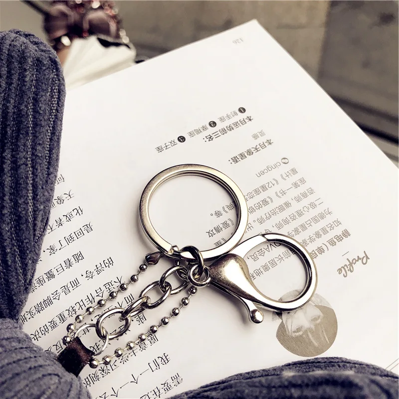 

Cute Cartoon Stuffed Doll Key Chain Girls Little Fresh Pop Logo Cloth Art Rabbit Doll Key Chains Bag Pendant Girl Key Gift