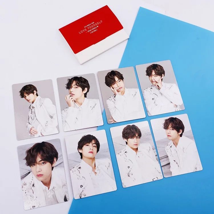 love yourself the final small gift Photo cards v jungkook jimin rm suga jh jin