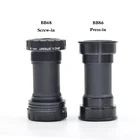 ZTTOBB осевой адаптер 1,3724 мм, набор звездочек коленчатого вала черного цвета для горного и дорожного велосипеда, подвижные кронштейны для Shimano deore BB52