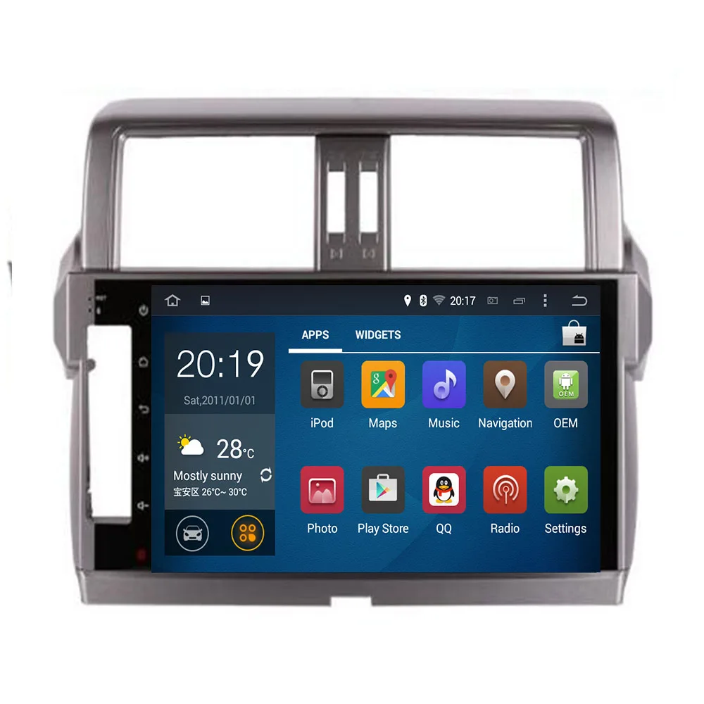 Емкостный экран HD 1024*600 IPS монитор gps для автомобиля дюйма видео музыка стерео Android