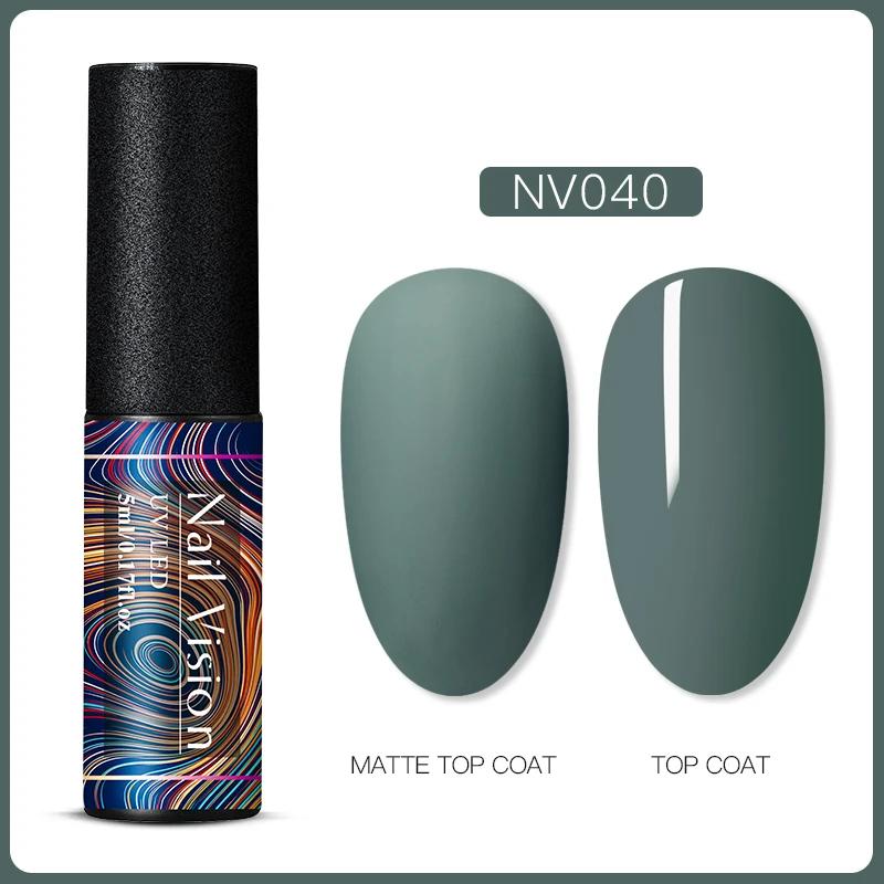 Nail Vision матовый цвет УФ-гель для ногтей 5 мл чистый цвет матовое покрытие требуется Сделай Сам Маникюр замочить от ногтей гель лак - Цвет: HHS06635