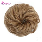 AOOSOO Дамская резинка для волос с резинкой синтетические волосы пончик для волос шпилька для волос обернутая хвостиком одежда для волос