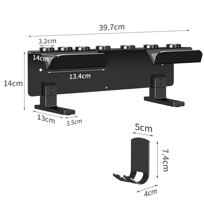 

Desktop Wall Hair Dryer Storage Rack for Dyson Hair Curler Bathroom Aluminum Alloy Multipurpose Storage Holders