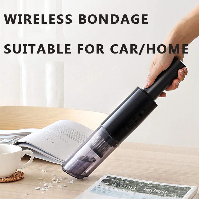 120W Portable Car Vacuum Cleaner Wireless Handheld Auto Vaccum 6000Pa Suction For Home Desktop Cleaning Mini | Автомобили и