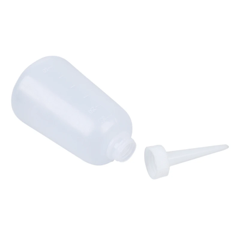 

Clear White Plastic Sauce Oil Liquid Dispensing Squeeze Bottle 300ml